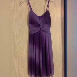 Sparkly purple dress